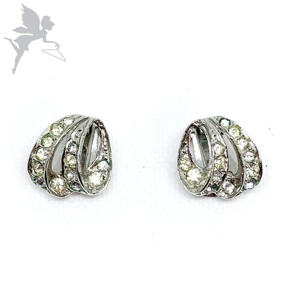 VINTAGE SIGNED 1930's DORSON'S Clip on earrings - Picture 1 of 6